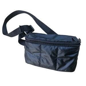 Calpak Luca Black Quilted Belt Bag Hiking Travel Fanny Pak Shoulder Pouch